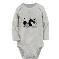 thumbnail image 2 of iDzn Milk Makes Me Sleep Funny Rompers, Newborn Baby Unisex Bodysuits, Infant Animal Panda Graphic Jumpsuits, Toddler Kids Long Sleeve Oufits (Gray, 0-6 Months), 2 of 5