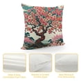 thumbnail image 4 of Leisuo Cherry Blossoms Body Pillow Cover Japanese Flowers Cherry Blossom Cushion Long Pillowcase with Zipper Floral Pillow Covers Decorative Soft Bedding Pillow Cases White, 4 of 5