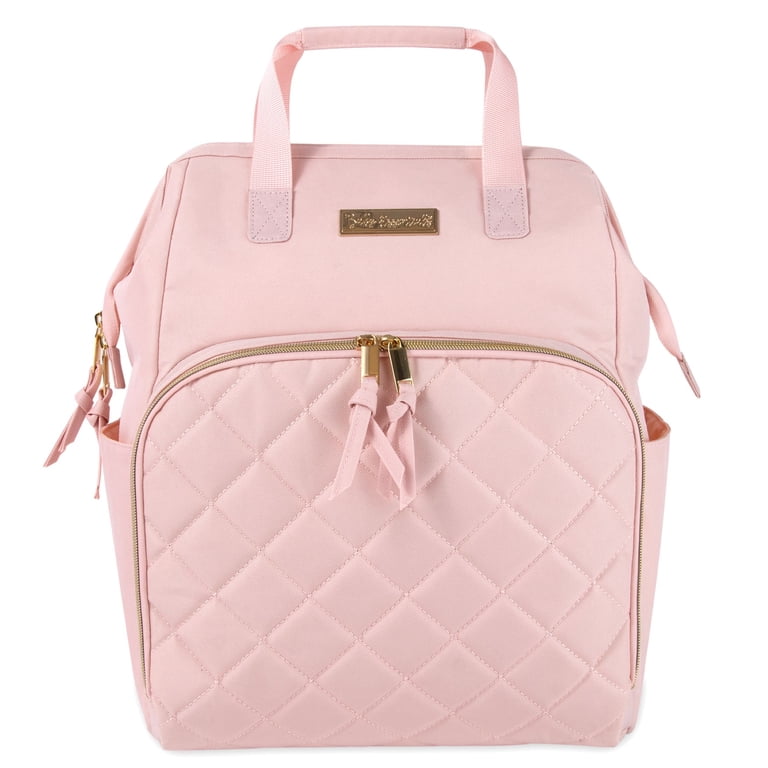 Baby Essentials Diaper Bag Backpack Tote, 2-Piece, Pink photo 3