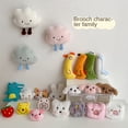 thumbnail image 2 of Lindo Broche De Felpa De Dibujos Animados Nube Pin Pequeñas Briquetas Panda Oso Azul Piggy Bag Decoración Regalo, 2 of 4