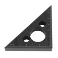 thumbnail image 2 of Ymiko Woodworking Angle Ruler, 0-7cm 45 Degree Angle Ruler, House Decoration For Measuring Woodworking, 2 of 8