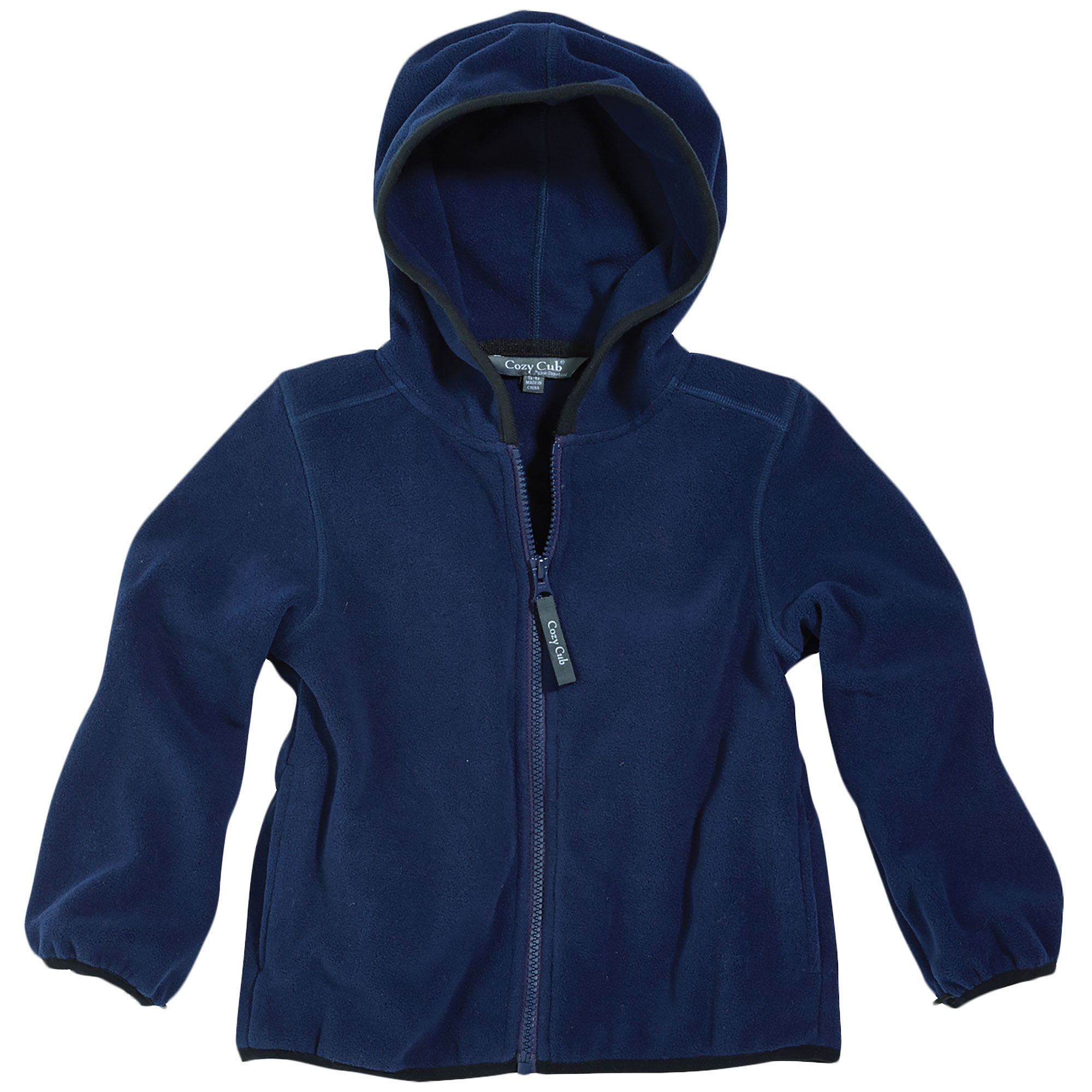 boys hooded fleece jacket