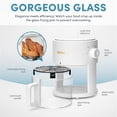 thumbnail image 4 of Glass Air Fryer and Countertop Convection Oven with Powerful 360Crispy? Technology (3 Quart), White, 4 of 6