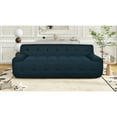 thumbnail image 4 of LUCKHAO 86.2'' Modern Minimalist Style Tufted Design Upholstered Sofa, 3-Seat Deep Seat Lounge Sofa for Living Room, Bedroom, and Apartment , No Assembly Required, 4 of 19