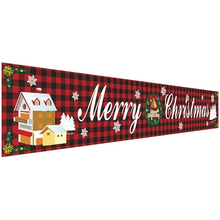 10pcs/pack merry christmas decoration pull flag xmas hanging flag Christmas banner Large banner with inscription Merry Christmas