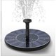 thumbnail image 2 of Fuente solar, fuente solar de 130 mm Bomba solar para estanque Bomba de agua para exteriores Bomba de fuente solar flotante con 6 estilos de fuente 14 * 14 * 4,5 CM, 2 of 5