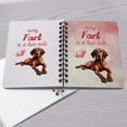 thumbnail image 4 of Every Fart is Love Note Vizsla Guilty Face Happy Valentine's Spiral Bound Journal Vizslas Dog Lover Gifts Idea 5x7in Spiral Notebook - 01016, 4 of 5