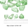 thumbnail image 2 of Fire Glass for Fire Pit, 2-3mm(1/9") High Luster Natural Glass Rocks, Olive Green, 2 of 3