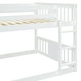 thumbnail image 4 of [Luckynote]Full Over Full Bunk Bed with Ladder, White, 4 of 10