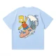 thumbnail image 3 of Camiseta estampada de Los Simpsons, camiseta holgada informal de moda para hombre, camiseta de manga corta de verano para parejas, camiseta de gran tamaño, ropa para hombre y mujer, 3 of 5