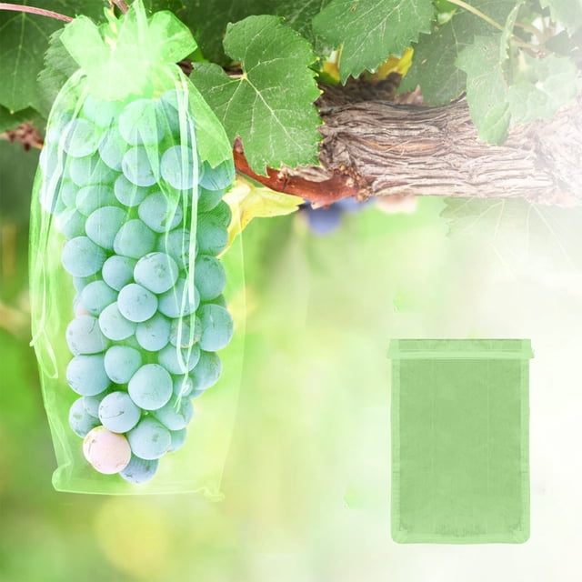 30 PCS Fruit Bags Reusable Produce Bags Garden Netting Bag With Drawstring For Fruits Flower (Green) Netting Netting for Porch Cicada Suit Floating Pond Net Outdoor Shower Enclosure Net for Gardening