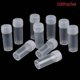 thumbnail image 2 of 100pcs 5ml Plastic Test Tubes Screw Cap Bottles For School Chemistry Supplies, 2 of 5