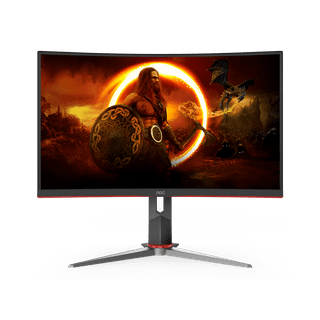 onn. 34 Curved Ultrawide WQHD (3440 x 1440p) 100Hz Bezel-Less Office  Monitor with Cable, Black