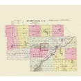 thumbnail image 2 of Everts 29x26 White Modern Wood Framed Museum Art Print Titled - Pawnee Kansas - Everts 1887, 2 of 4