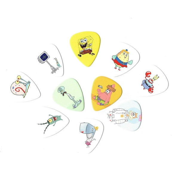 Sponge Bob Guitar Picks (10 picks in a packet)
