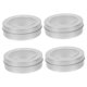 thumbnail image 5 of unbranded 4Ud Lata Redonda Con Ventana Transparente Y Para Guardar Accesorios Plata, 5 of 8