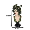 thumbnail image 2 of Ebros Gift Greek Goddess Medusa 14.75 inch Garden Statue Led Lights, 2 of 10