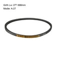 thumbnail image 3 of Uxcell 27.01" V Belt Inch Inner Length Industrial Transmission Belt Rubber Black 1pcs, 3 of 5