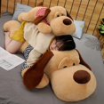 thumbnail image 4 of Giant Dog Plush Toy Big Sleeping Dog Stuffed Puppy Doll Soft Animal Toy Cartoon Pillow Baby Back Cushion Girls Birthday Gift, 4 of 5