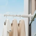 thumbnail image 6 of Shoreew 1/2Pcs Retractable Clothes Drying Rack Strong Load-bearing Simple Installation Foldable Hanger Pull-Out Clothes Drying Rod, 6 of 7
