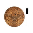 thumbnail image 1 of Golden Moon Handdrum Perfect Combination Of Holiday Decoration And Handmade Percussion Instruments, 1 of 6