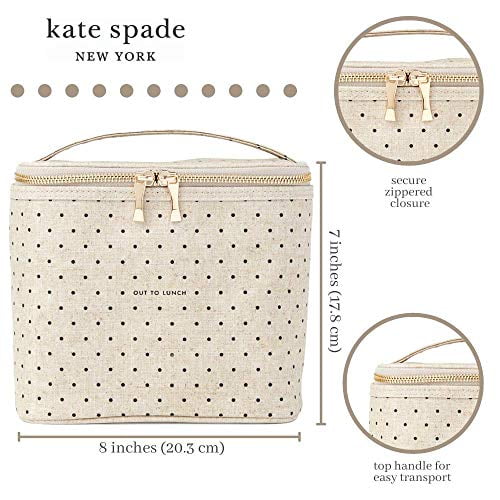 Kate Spade New York Lunch Tote Deco Dots Out To Lunch Canvas