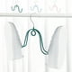thumbnail image 1 of Escurridero de zapatos Percha de plástico cortaviento – Organizador para ahorrar espacio para zapatillas, botas, tacones, sandalias – azul, verde • 24,2x21x9cm • Gancho de balcón de secado rápido, 1 of 6