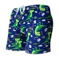 thumbnail image 1 of Sunnyoo Boys Swim Trunks Dinosaur Prints Quick-Dry Compression Liner Board Shorts, 1 of 3