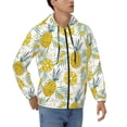 thumbnail image 4 of Zip Up Hoodies for Men - Cute Delicious Pineapple Long Sleeve Comfrt Men'S Fashion Hoodies & Sweatshirts, Jackets for Men Hoodies Pullover Clothing Clothes with Pouch, 4 of 5