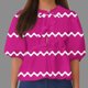 thumbnail image 1 of Fiudx Liquidación de Ahorros de Verano Top de Camiseta con Cuello Redondo y Manga Farol Plisada con Lazo para Mujer, 1 of 5