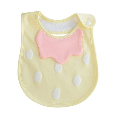 

Big Clearance! Cotton Kids Saliva Towel Feeding Bibs Newborn Candy-Color Buttons Bibs Towels Infant Boy Girl Soft Waterproof Burp Cloths