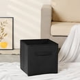 thumbnail image 5 of Unique Bargains Fabric Storage Cube Storage Bin Storage Basket Black, 5 of 7