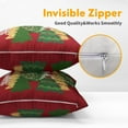 thumbnail image 3 of Christmas Red Decorative Pillow Covers 16x16 Inch Set of 2 Christmas Tree Outdoor Throw Pillow Covers Winter Xmas Holiday Pillowcases Cushion Covers for Home Couch Christmas Decor, 3 of 6