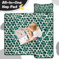 thumbnail image 4 of Leopard Pattern with Green and Black Spots Toddler Nap Mats for Kids Preschool,Sleeping Mat Bag or Kids,Toddler Sleeping Bag,Toddler Nap Mat or Daycare, 4 of 6