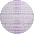 thumbnail image 2 of Addison Rugs Mayfield Washable Coastal Ribbons Purple Round Rug, 8' x 8', 2 of 5