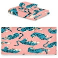 thumbnail image 2 of GZHJMY Tiger Towel Set of 3, Highly Absorbent Soft Towels with Bath Towel, Hand Towel and Washcloth for Bathroom Hotel Gym Spa, 2 of 7