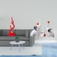 thumbnail image 2 of Escultura abstracta de fuego,Estatua de arte abstracto para decoración del hogar,Esculturas de elefantes,Estatuas de elefantes,decoración del hogar,artesanías de cerámica,Figuras de, 2 of 8