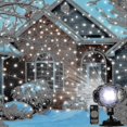 thumbnail image 1 of (EU Plug)Outdoor Christmas Snowfall Laser Projector Light Moving Snowfall Holiday Projector Lamp Led Stage Light For Garden Patio C, 1 of 5
