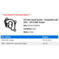 thumbnail image 2 of Oil Filter Stand Gasket - Compatible with 2007 - 2016 GMC Acadia 2008 2009 2010 2011 2012 2013 2014 2015, 2 of 2