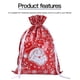 thumbnail image 2 of Yuarrent Bolsa de regalo de Santa caramelo bolsa de bolsa copo de nieve crujiente bolsa adornos con letras Merry Christmas para nuevo para el Kits de decoración para fiestas rojo extraordinario, 2 of 6
