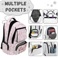 thumbnail image 7 of FKELYI 17 Inch Schoolbag for Kids Backpack Flower Cartoon Axolotl Print Large Capacity Primary School Bookbag with Multi-Pockets Casual Daypack Rucksack for Girls Knapsack, 7 of 7