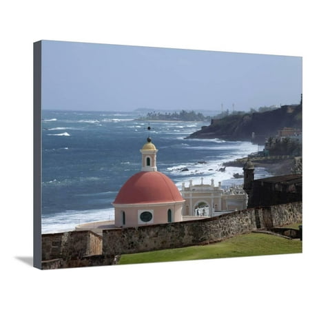 Fun Town San Angelo The Colonial Town, San Juan, Puerto Rico, West Indies, Caribbean, USA, Central America Stretched Canvas Print Wall Art By Angelo Cavalli ()