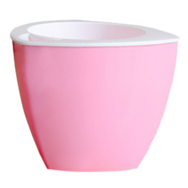 Lazy Plastic Flowerpot Hydroponic Gardening Color Triangular Plastic Flowerpot Automatic Suction Flowerpot