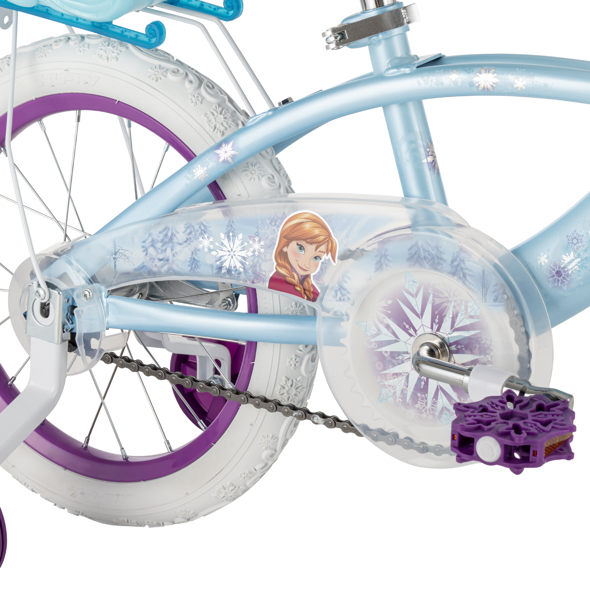Huffy 16" Disney Frozen Kids' Bike with Sleigh Carrier photo 5