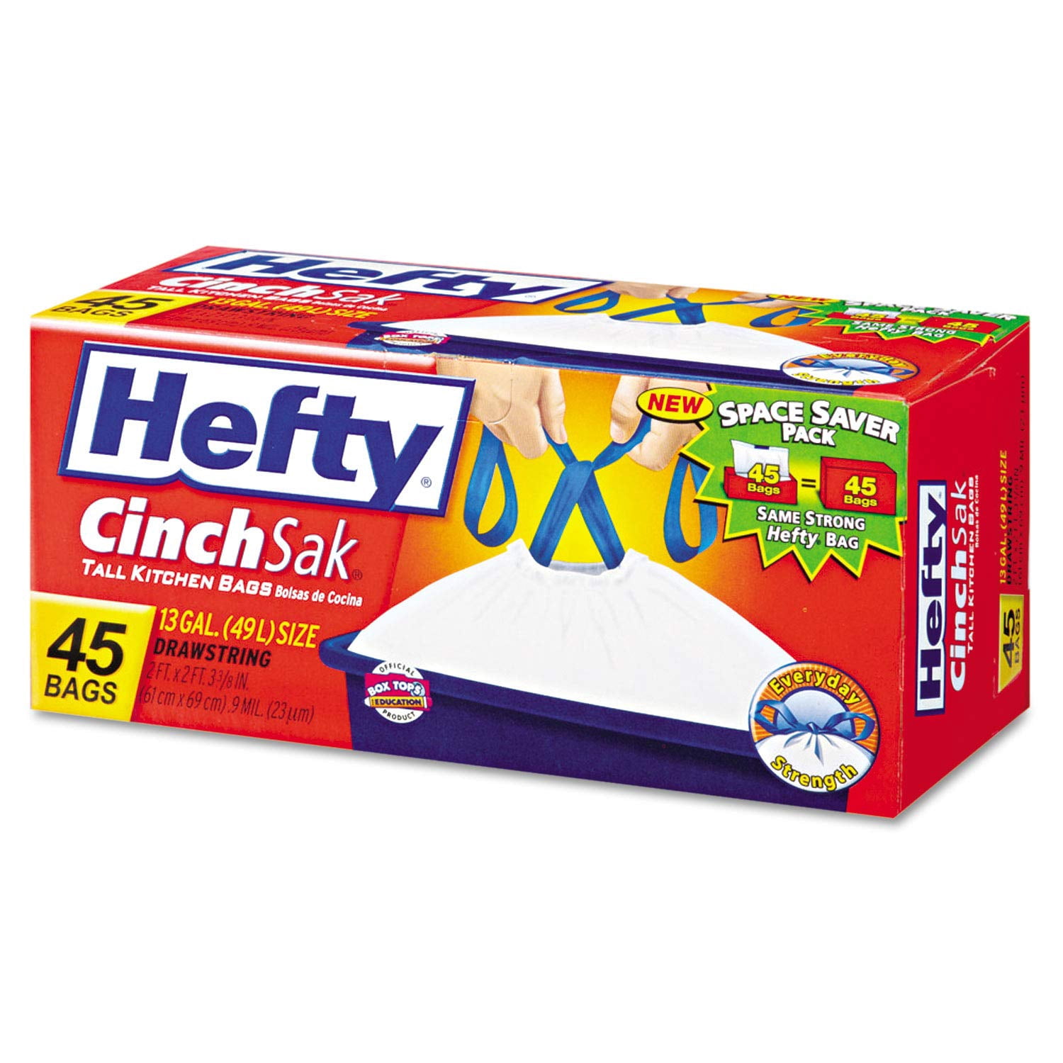 Hefty CinchSak Tall Kitchen Garbage Bags (Pack of 3)