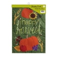 thumbnail image 3 of Meadow Creek Fall Garden Flag, 18" Happy Harvest Pumpkins, 3 of 7