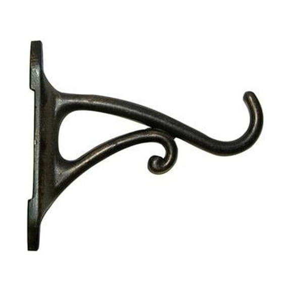 Green Thumb 85626GT Plant Bracket, Hanging, Brushed Bronze Aluminum, 4-In. - Quantity 6