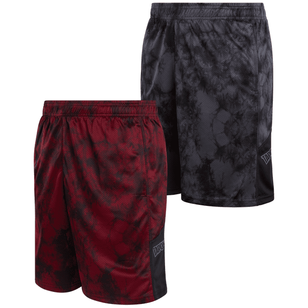 TAPOUT Men's Athletic Shorts - 2 Pack Active Performance Tie Dye Gym ...