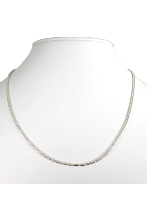 Pre-Owned TIFFANY 925 Snake Chain Necklace 80cm (Good)