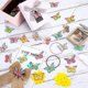 thumbnail image 4 of Dijes de mariposas de colores, joyas esmaltadas para hacer tú mismo, accesorios de joyería hechos a mano, pendientes, pulseras, collares, multicolor, 4 of 5